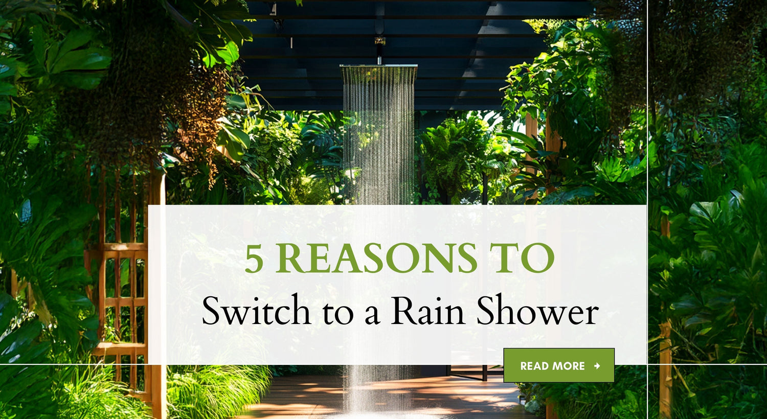 5 Reasons to Switch to a Rain Shower