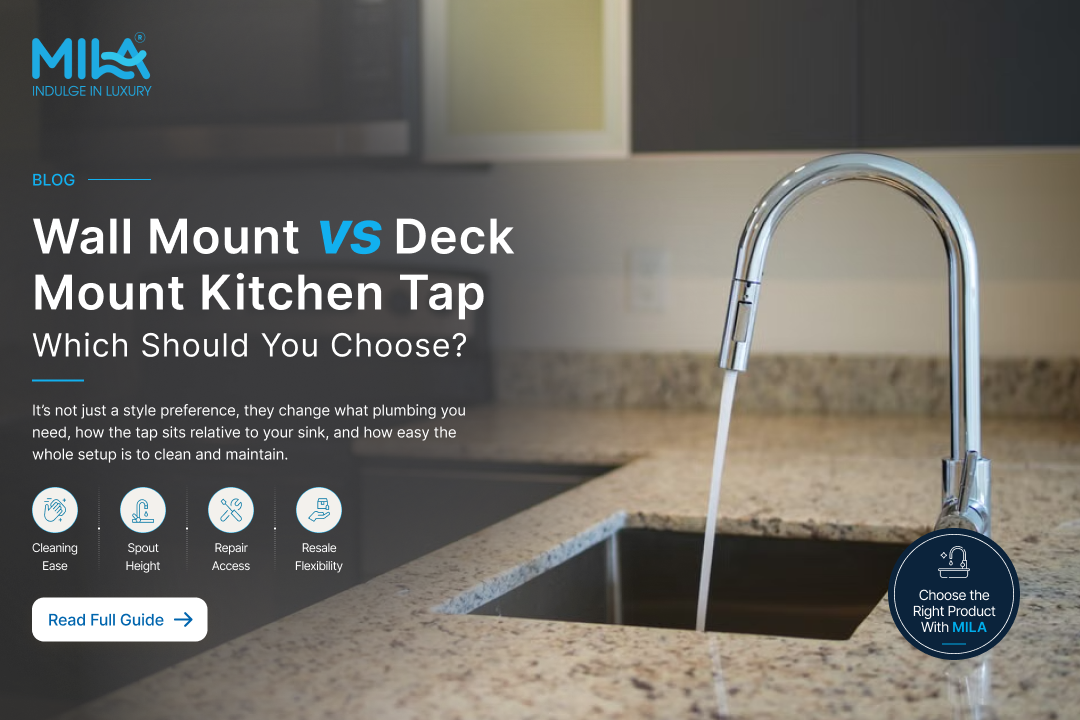 Wall Mount vs Deck Mount Kitchen Tap