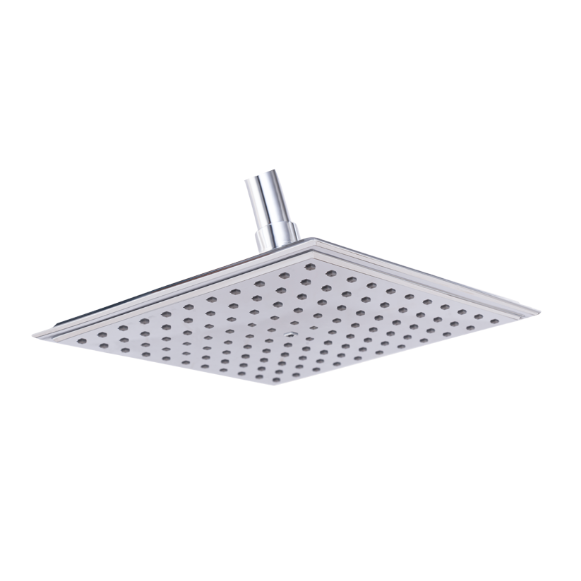 Mila Sleek Rain Shower, Shower Head surface with Chrome Rain Shower Head, MSXX0307CM, Single Function, 210 * 210mm