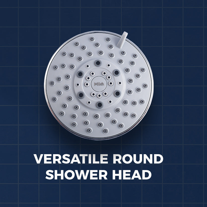 MILA AquaPulse Shower Head-MSXX0102CM, ABS shower head surface, 5 Function Nozzle Shower: Rain/Massage/Bubble/Mix