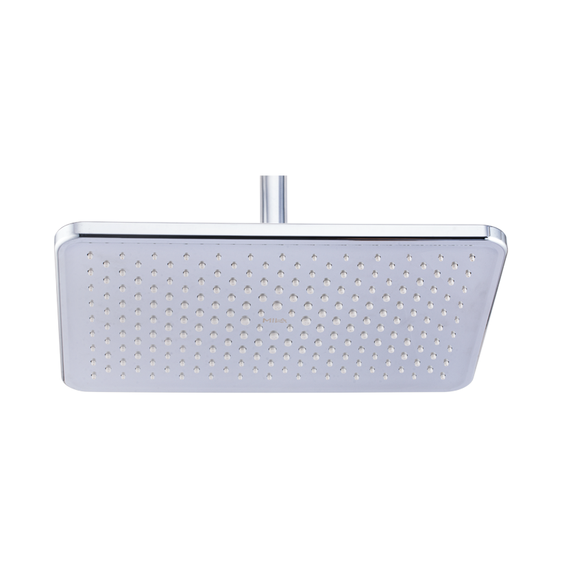 Mila Oceano Rain Shower- ABS shower head surface with Chrome Rain Shower Head, Single Function, MSXX0303CM, Full Spray with Flow Control, 305.5 * 59.4mm