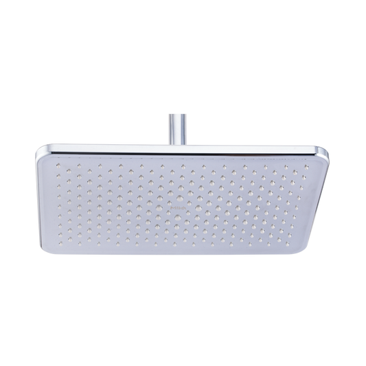 Mila Oceano Rain Shower- ABS shower head surface with Chrome Rain Shower Head, Single Function, MSXX0303CM, Full Spray with Flow Control, 305.5 * 59.4mm