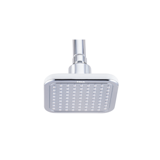MILA Classique Shower Head - MSXX0002CM, Shower Head surface with a white chrome face connector, Single Function