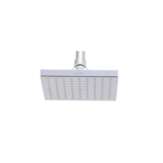 Mila Floro Rain Shower, Rain shower with Air Pressure, ABS shower head surface, Chrom face with grey back cover, MSXX0302CM, Single Function, 150*150mm