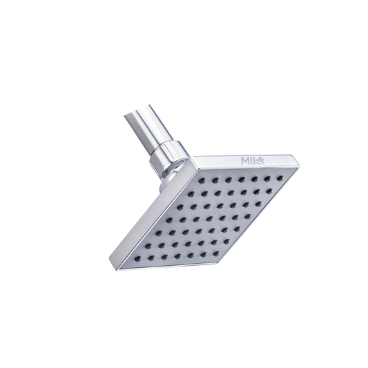MILA Drizzle Shower Head - MSXX0005CM, Shower Head surface, Single Function, Chrome Rain Shower Head, Single flow
