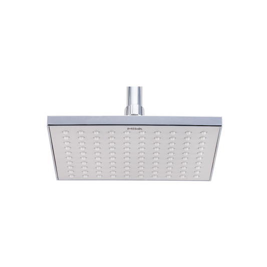 Mila Centerio Rain Shower, Aerated Rain Shower, ABS shower head surface, Chrome back cover, Single Function, MSXXC0300, 200*200mm
