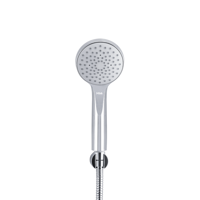MILA Hydroflo Hand Shower - MBHC0200CM, Hand Shower with Chrome Hand Shower, Single Function, Full Spray