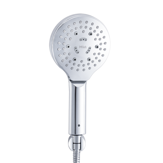 MILA Cliq Hand Shower - MBHC0203CM, Hand Shower with Chrome Hand Shower, Multi Function, Rain/Mist/Massage/Mixed Spray/Mixed Spray