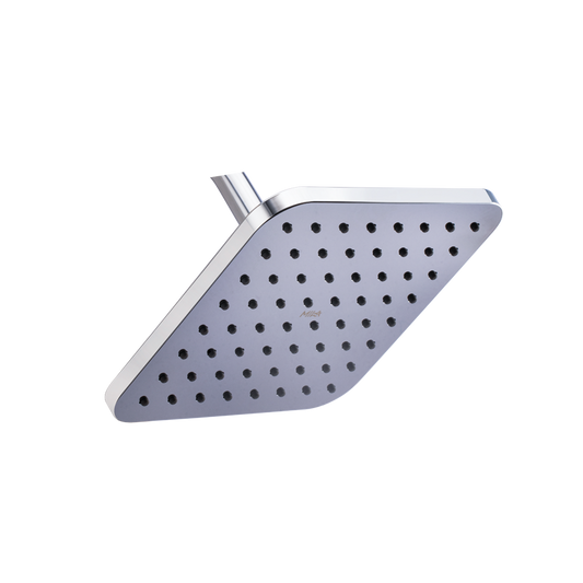 Mila Serene Rain Shower, ABS Shower Head Surface, Single Function, Chrome Rain Shower Head, 205x205 mm, Full Spray with Flow Control, MSXX0308CM