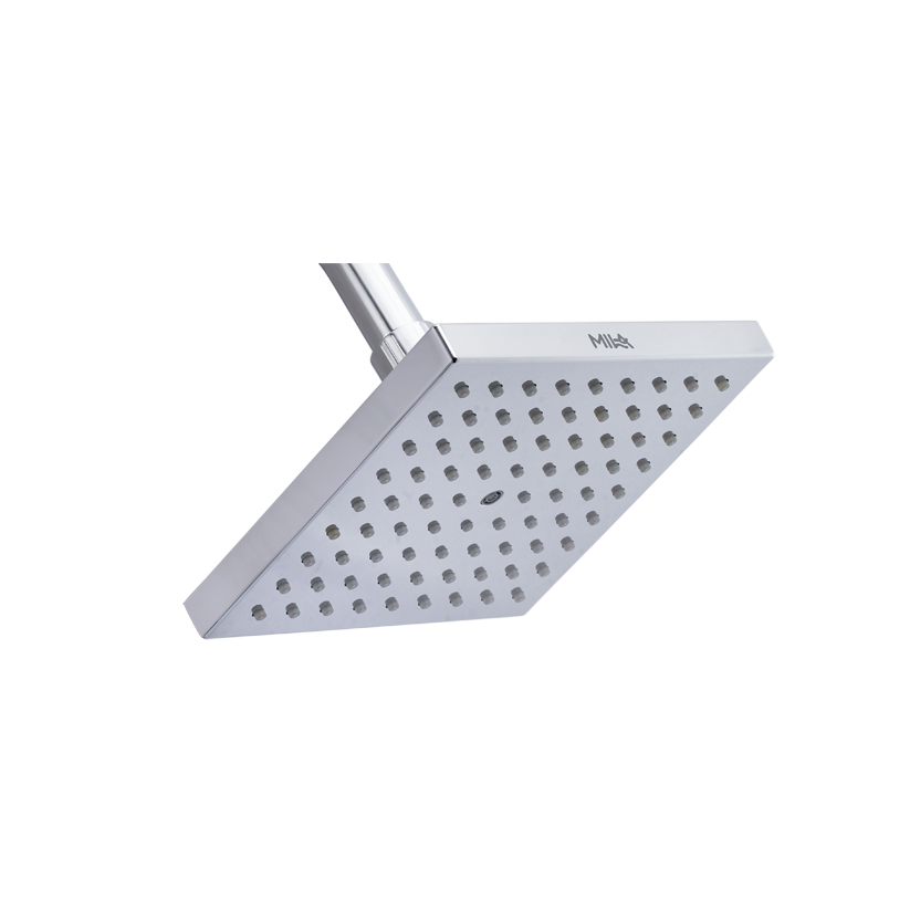 Mila Floro Rain Shower, Rain shower with Air Pressure, ABS shower head surface, Chrom face with grey back cover, MSXX0302CM, Single Function, 150*150mm