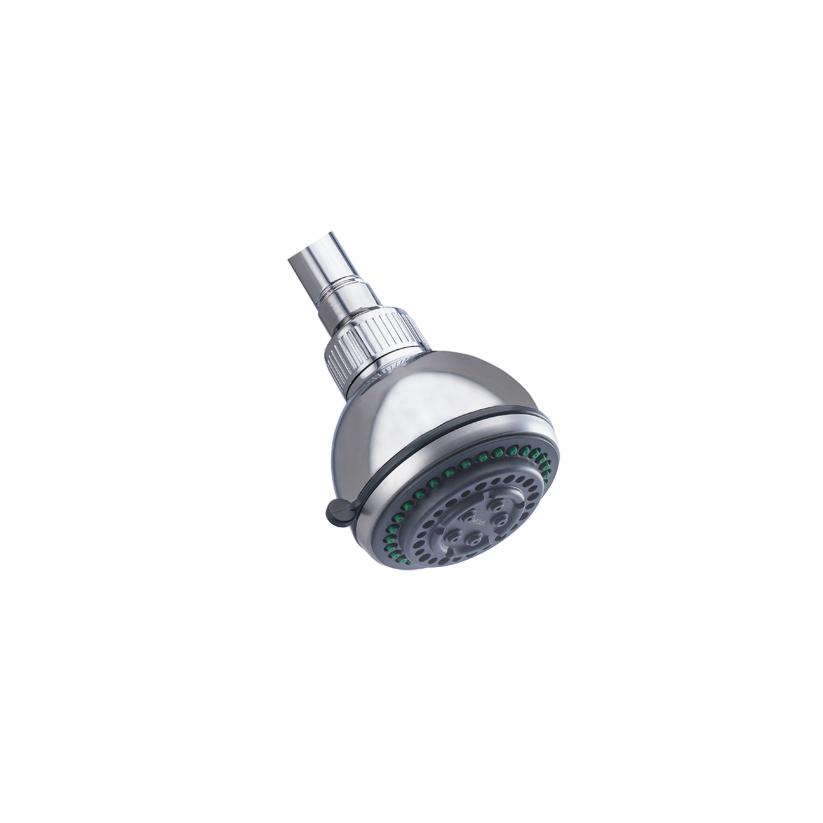 MILA Bijou Shower Head - MSXX0101CM, Shower head surface, Multi function, Chrome Rain Shower Head, 5 Function Shower: Rain/Massage/Bubble/Mix
