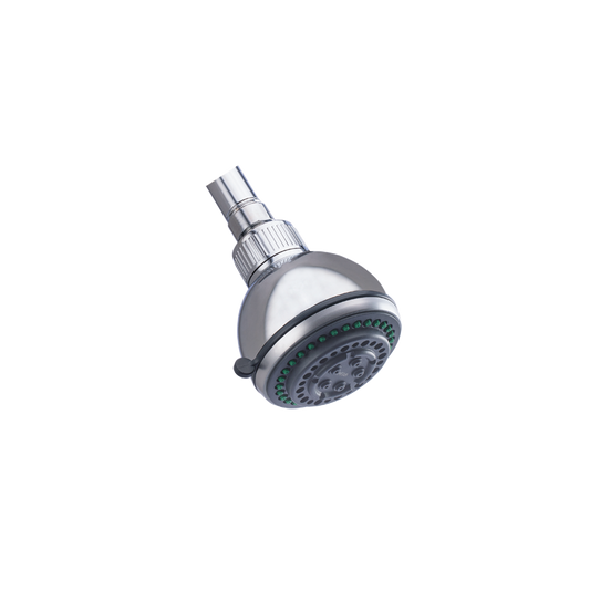 MILA Bijou Shower Head - MSXX0101CM, Shower head surface, Multi function, Chrome Rain Shower Head, 5 Function Shower: Rain/Massage/Bubble/Mix