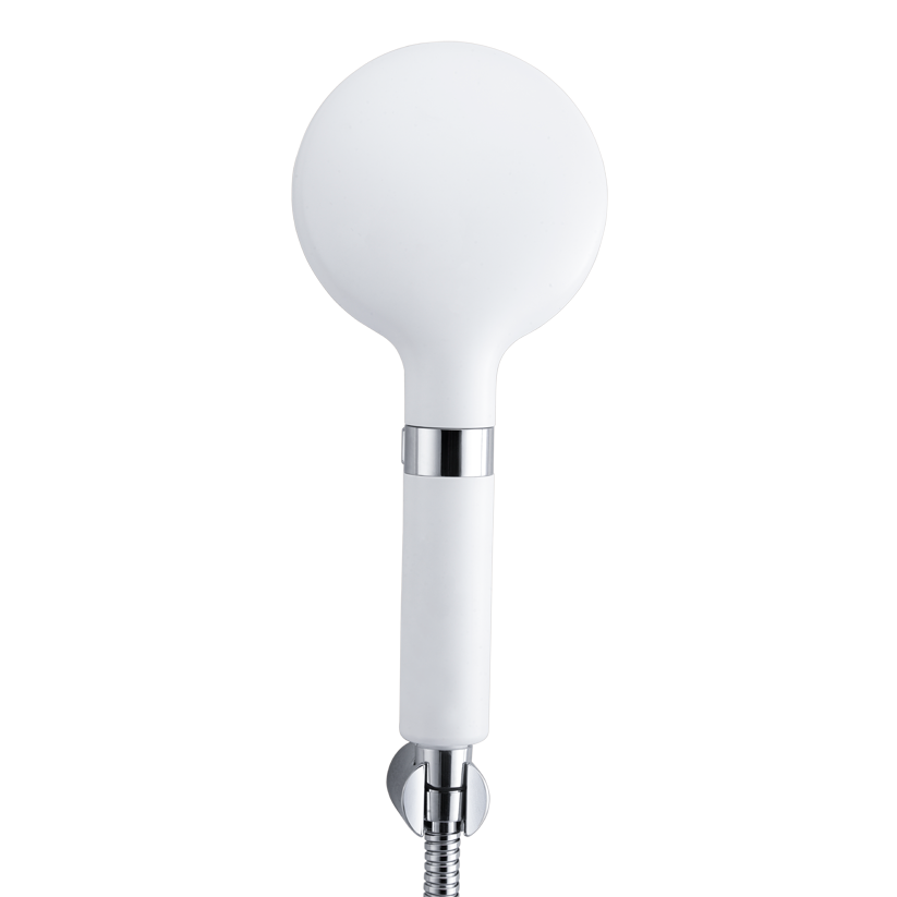 MILA Blanc Hand Shower - MBHC0204WT, Matt White Hand Shower, Multi Function, 3 Function Filter Shower: Rain/Center Water/Slow Stop Water