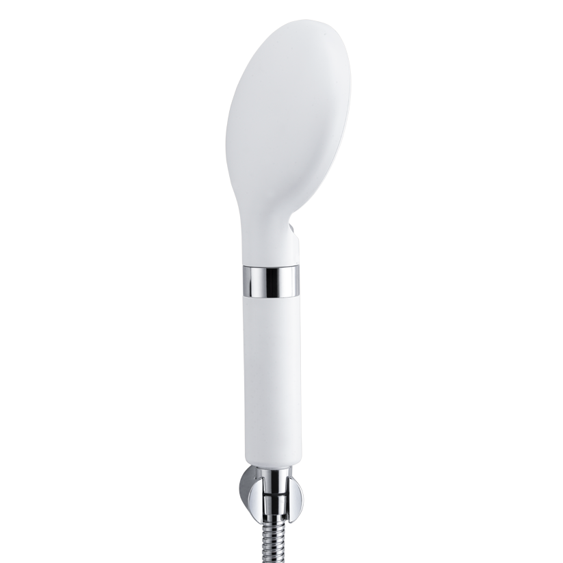 MILA Blanc Hand Shower - MBHC0204WT, Matt White Hand Shower, Multi Function, 3 Function Filter Shower: Rain/Center Water/Slow Stop Water