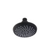 MILA Premier (Matte Black) Shower Head - MSXX0001BK, Shower Head surface, Single Function, Grey Head with Chrome Back, Single flow
