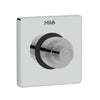 Turbo Dual Flush Valve - Concealed Push Type (32mm) with Square Flange