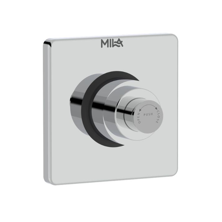 Turbo Dual Flush Valve - Concealed Push Type (40mm) with Square Flange