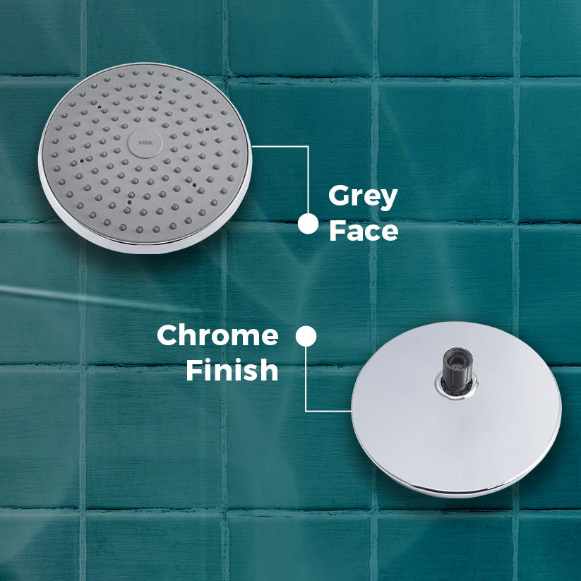 Mila Premier Rain Shower, Shower Head surface with Chrome Rain Shower Head, Single Function, MSXX0305CM, Full Spray