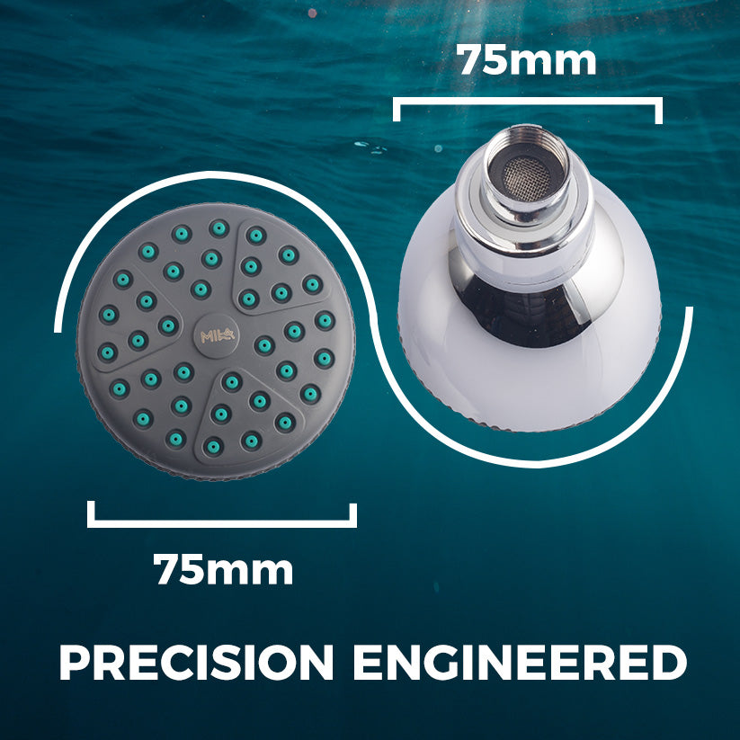 MILA Simplex Shower Head - MSXX0004CM, Shower Head surface, Single function, Single flow