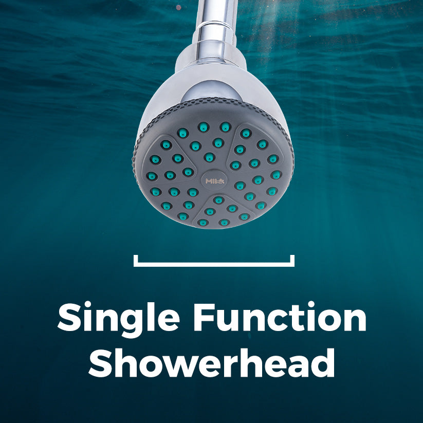 MILA Simplex Shower Head - MSXX0004CM, Shower Head surface, Single function, Single flow