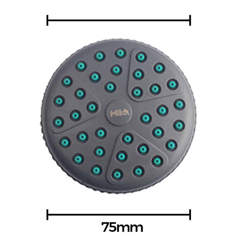 MILA Simplex Shower Head - MSXX0004CM, Shower Head surface, Single function, Single flow
