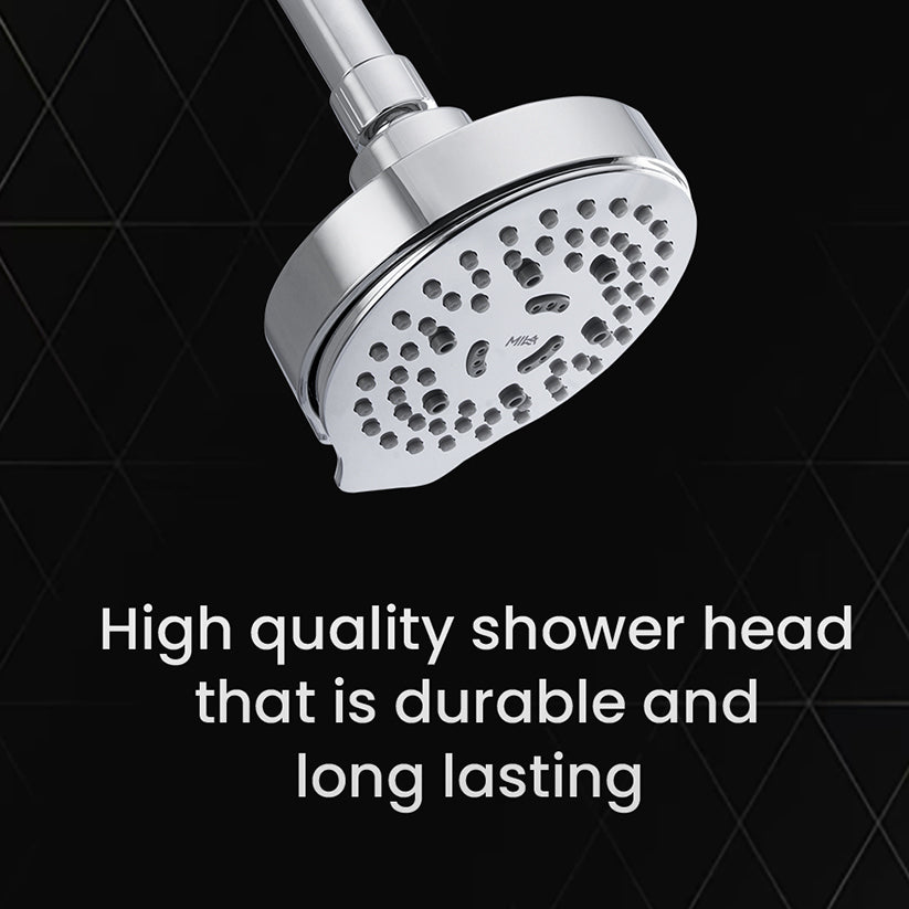 Mila Cliq Shower Head- ABS shower head surface, MSXX0100CM, Multi function :Rain/Mist/Massage/Mixed Spray