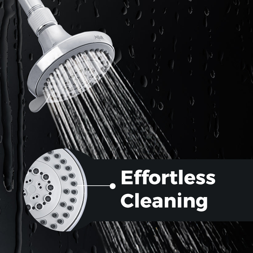 MILA Flo Shower Head - MSXX0103CM, Shower Head surface, 5 Function Nozzle Shower: Rain/Massage/Spray/Mix