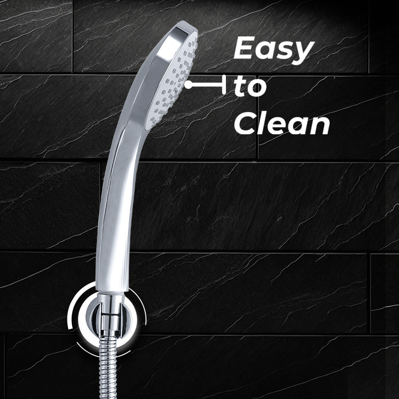 MILA Hydroflo Hand Shower - MBHC0200CM, Hand Shower with Chrome Hand Shower, Single Function, Full Spray