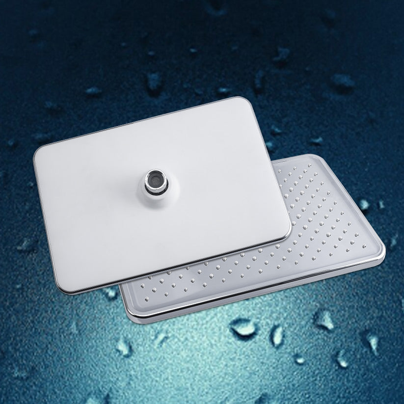 Mila Oceano Rain Shower- ABS shower head surface with Chrome Rain Shower Head, Single Function, MSXX0303CM, Full Spray with Flow Control, 305.5 * 59.4mm