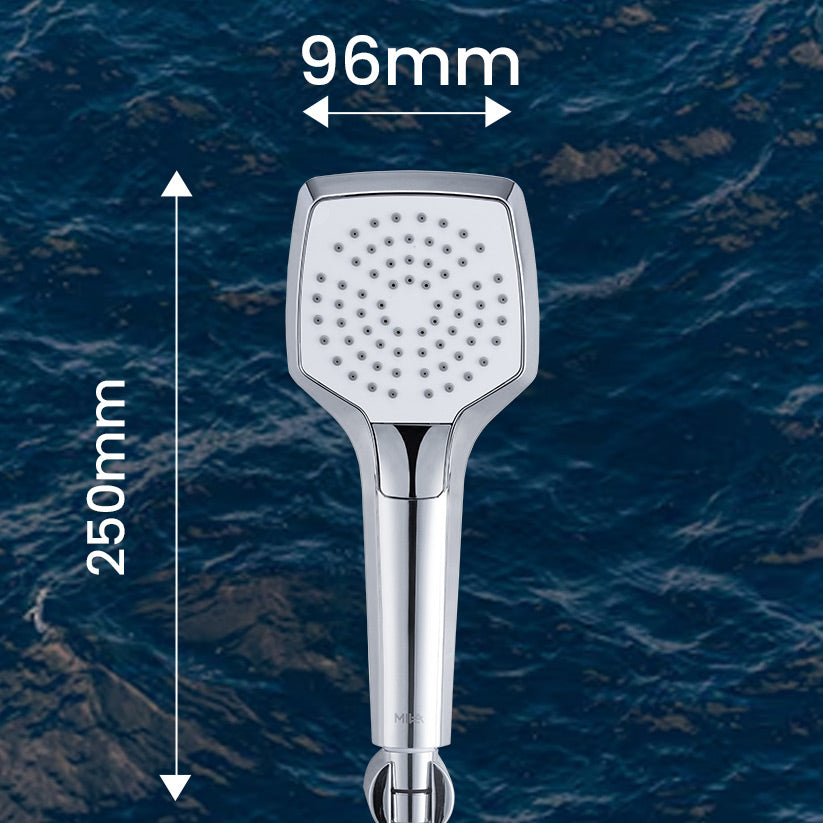 MILA Vista Hand Shower - MBHC0201CM, Hand Shower with Chrome Hand Shower, Multi Function, Inner Spray/+1st Outer Spray /+1st & 2nd outer Spray/Full Spray