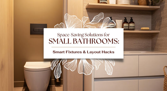 Space saving Solutions for small bathrooms