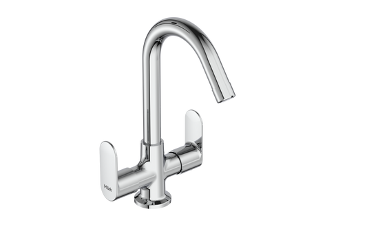 Bijou Two-Handle Central Hole Basin Mixer