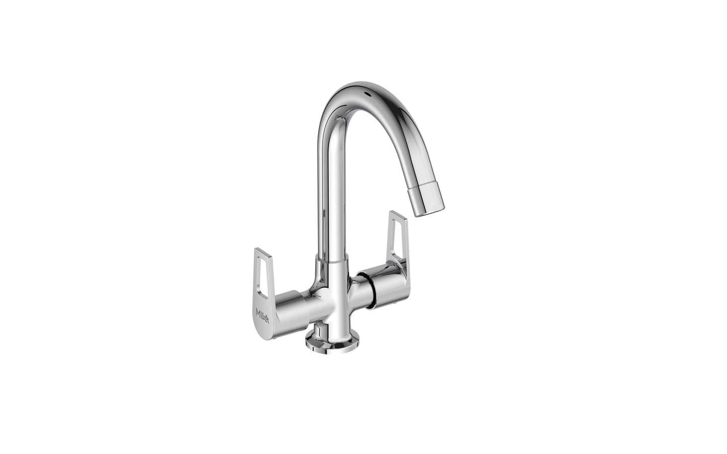 Floro Two-Handle Central Hole Basin Mixer