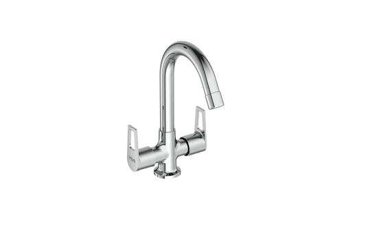 Floro Two-Handle Central Hole Basin Mixer