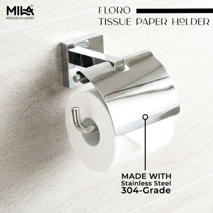 Floro Tissue Paper Holder with Flap