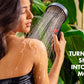 MILA Flowflex Hand Shower - MBHB0206BK, Hand Shower With Double Sided Water Outlet, Multi Function, PP cotton filter, Matt Black Finish, 3 Function Filter