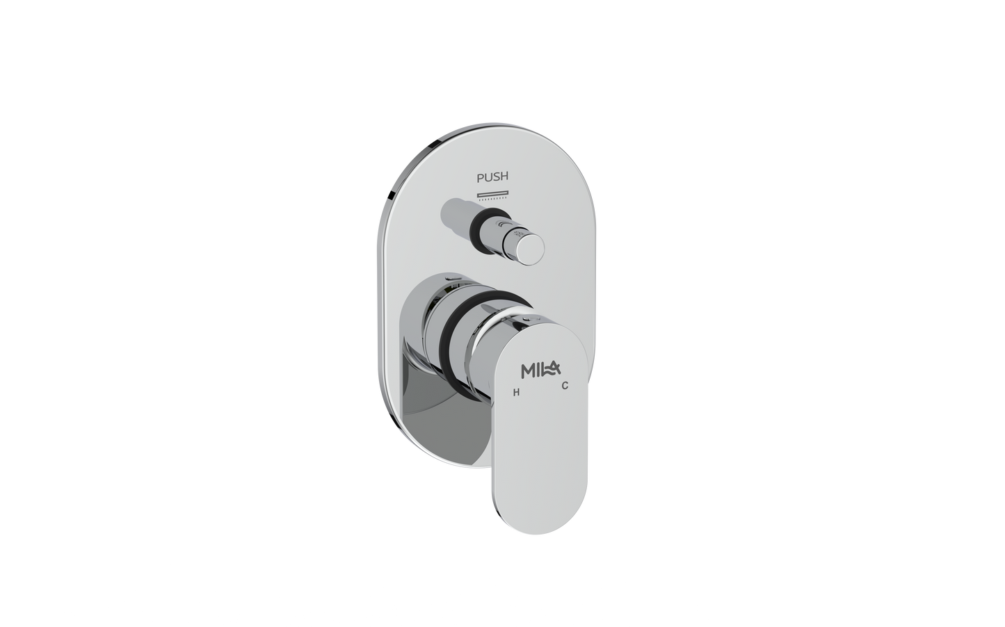 Bijou Single Lever Exposed Part Kit (Trim) - High Flow Diverter - 45mm