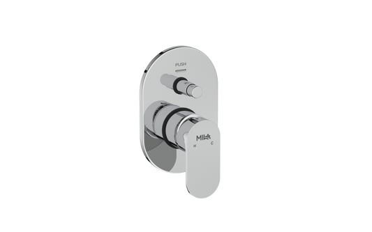 Bijou Single Lever Exposed Part Kit (Trim) - 3 Inlet Diverter