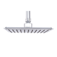 Mila Sleek Rain Shower, Shower Head surface with Chrome Rain Shower Head, MSXX0307CM, Single Function, 210 * 210mm