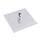 Mila Sleek Rain Shower, Shower Head surface with Chrome Rain Shower Head, MSXX0307CM, Single Function, 210 * 210mm