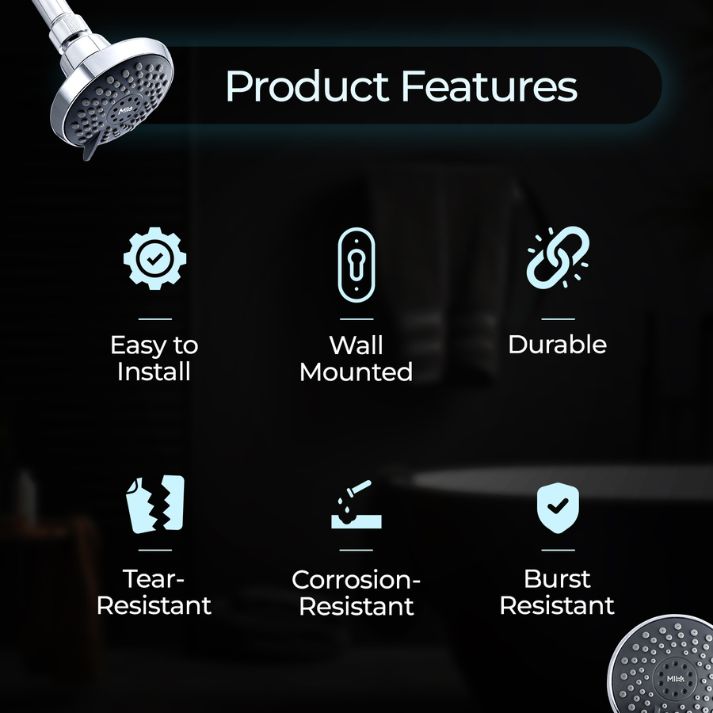 Bleu Shower Head