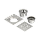 Essential - 2 Pcs Bowl With 5-Inch Floor Drain