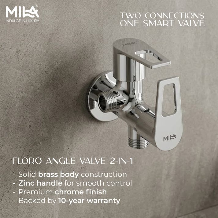 Floro Angle Valve 2-in-1
