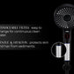 MILA Flowflex Hand Shower - MBHB0206BK, Hand Shower With Double Sided Water Outlet, Multi Function, PP cotton filter, Matt Black Finish, 3 Function Filter