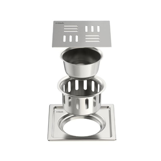 Essential - 2 Pcs Bowl With 5-Inch Floor Drain