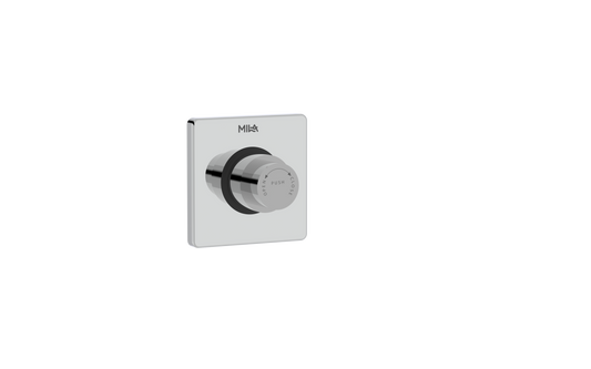 Turbo Single Flush Valve - Concealed Push Type (40mm) with Square Flange