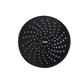 MILA Premier (Matte Black) Shower Head - MSXX0001BK, Shower Head surface, Single Function, Grey Head with Chrome Back, Single flow