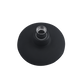 MILA Premier (Matte Black) Shower Head - MSXX0001BK, Shower Head surface, Single Function, Grey Head with Chrome Back, Single flow