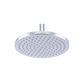 Mila Disque Rain Shower, rains shower with air pressure, ABS shower head surface, chrome face with grey back cover, MSXX0301CM, Single Function, Φ 200mm