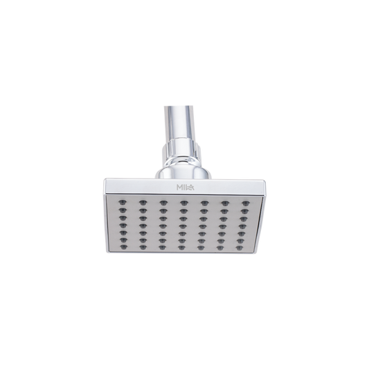 MILA Drizzle Shower Head - MSXX0005CM, Shower Head surface, Single Function, Chrome Rain Shower Head, Single flow